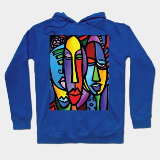 Abstract Face Colorful 2 Hoodie